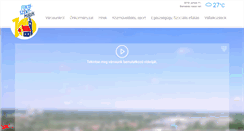 Desktop Screenshot of fertoszentmiklos.hu